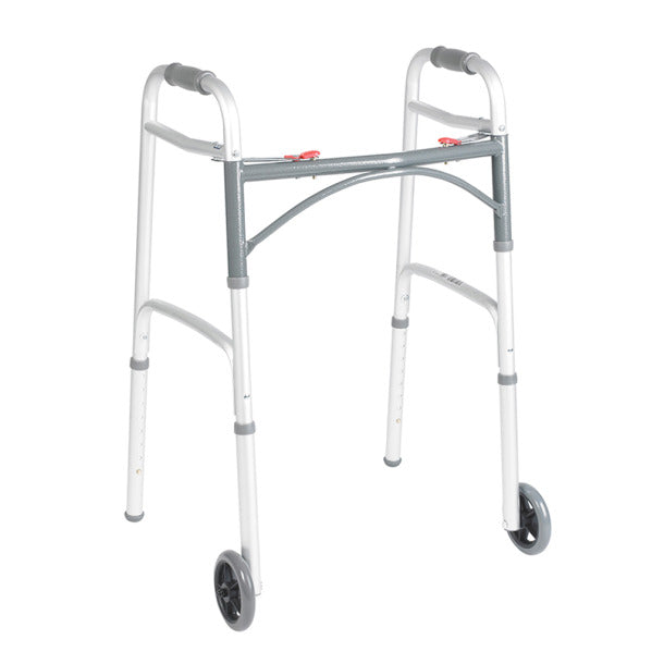 Folding Walker with 5" Wheels 有輪摺合式助行架