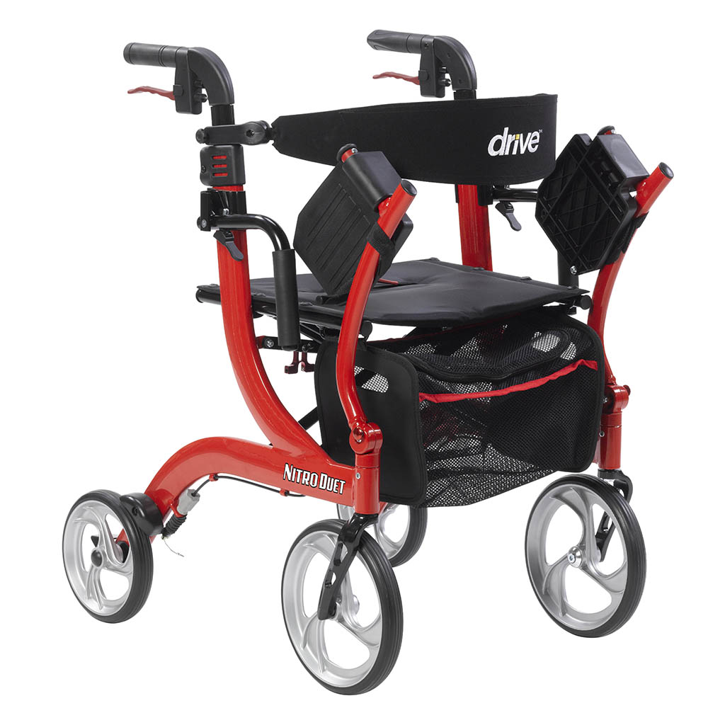 Nitro Duet Rollator and Transport Chair
